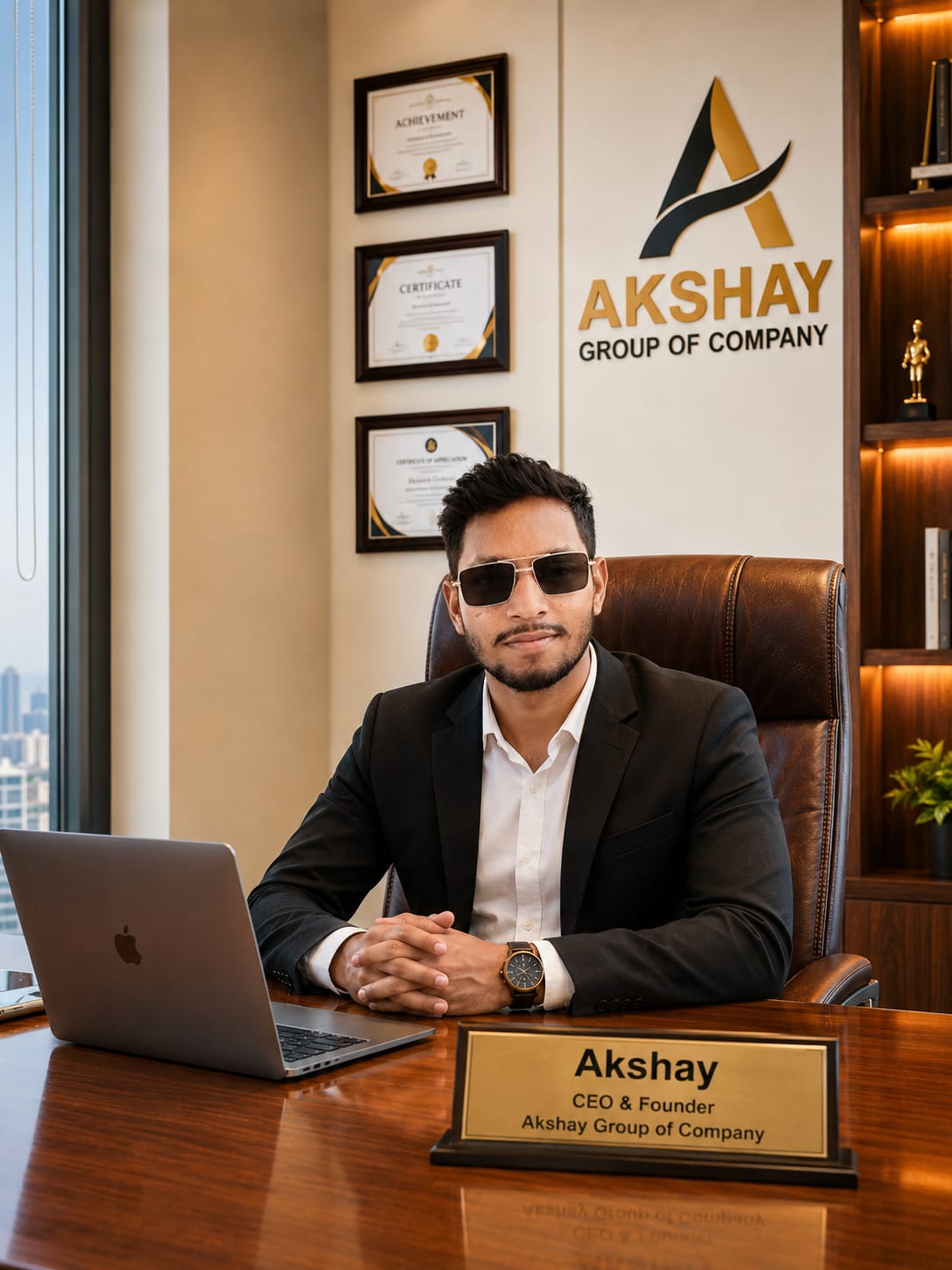 Akshay at Office